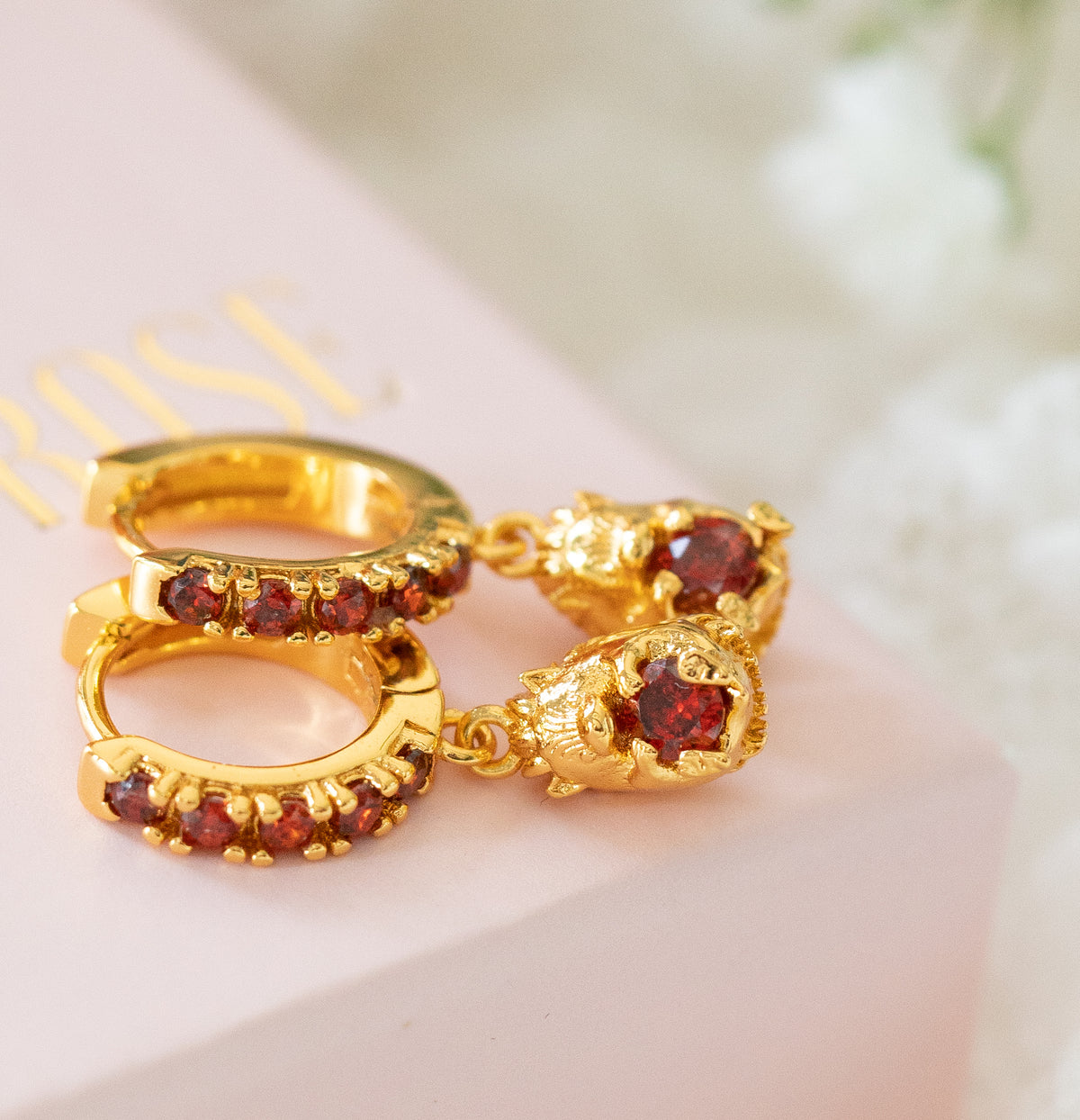Hedgehog's Treasure Earring