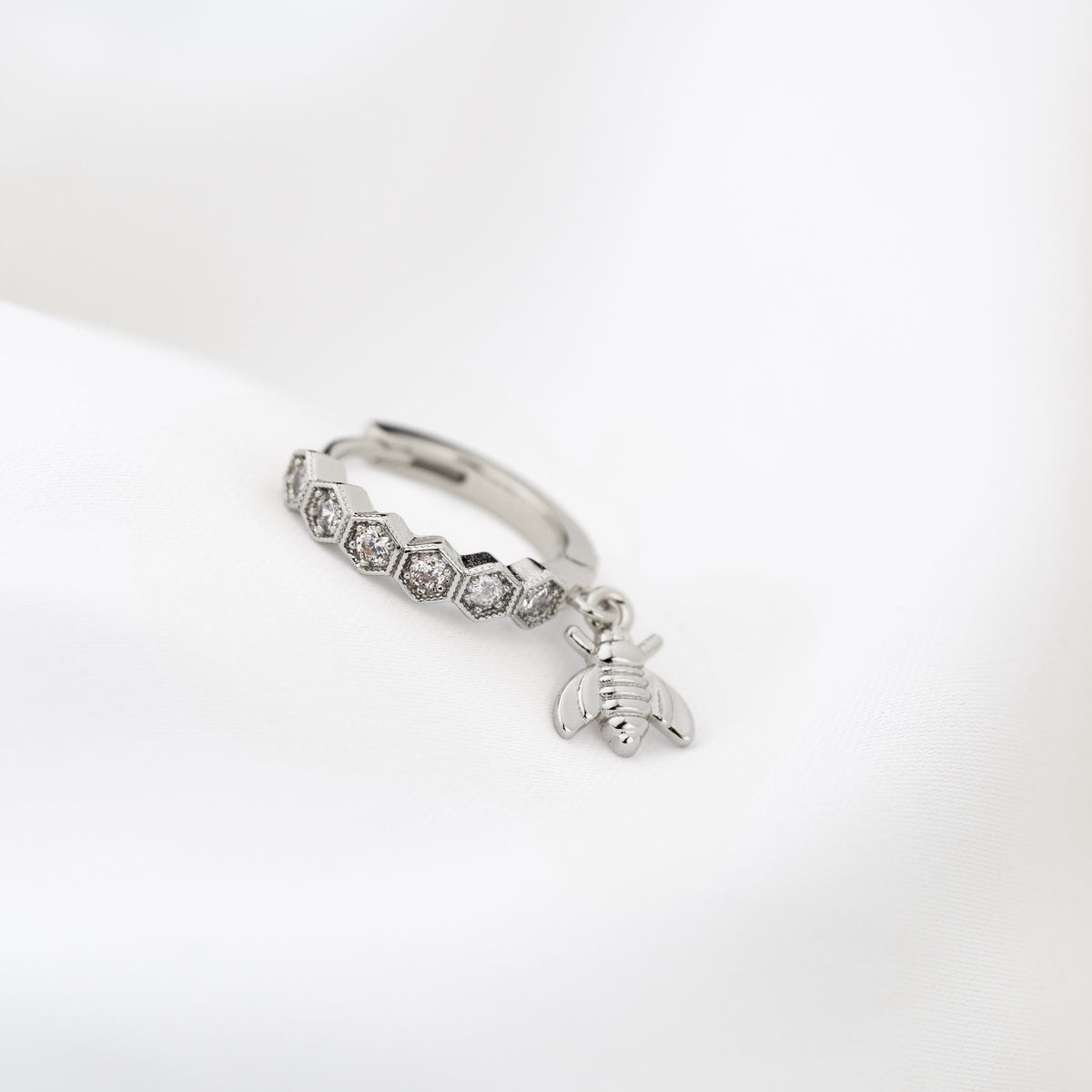 Silver Honeybee Garden Set