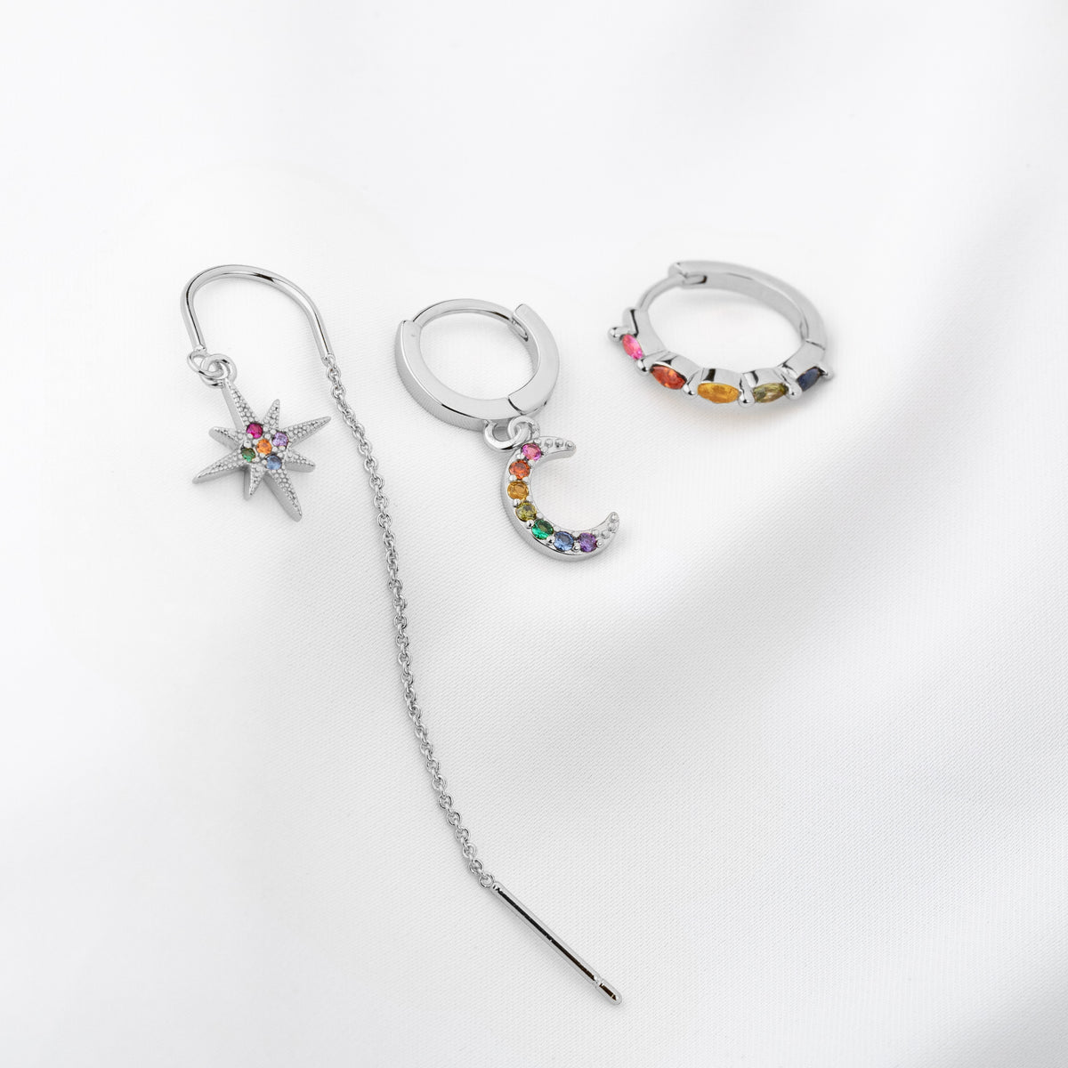 Silver Starlit Rainbow Set