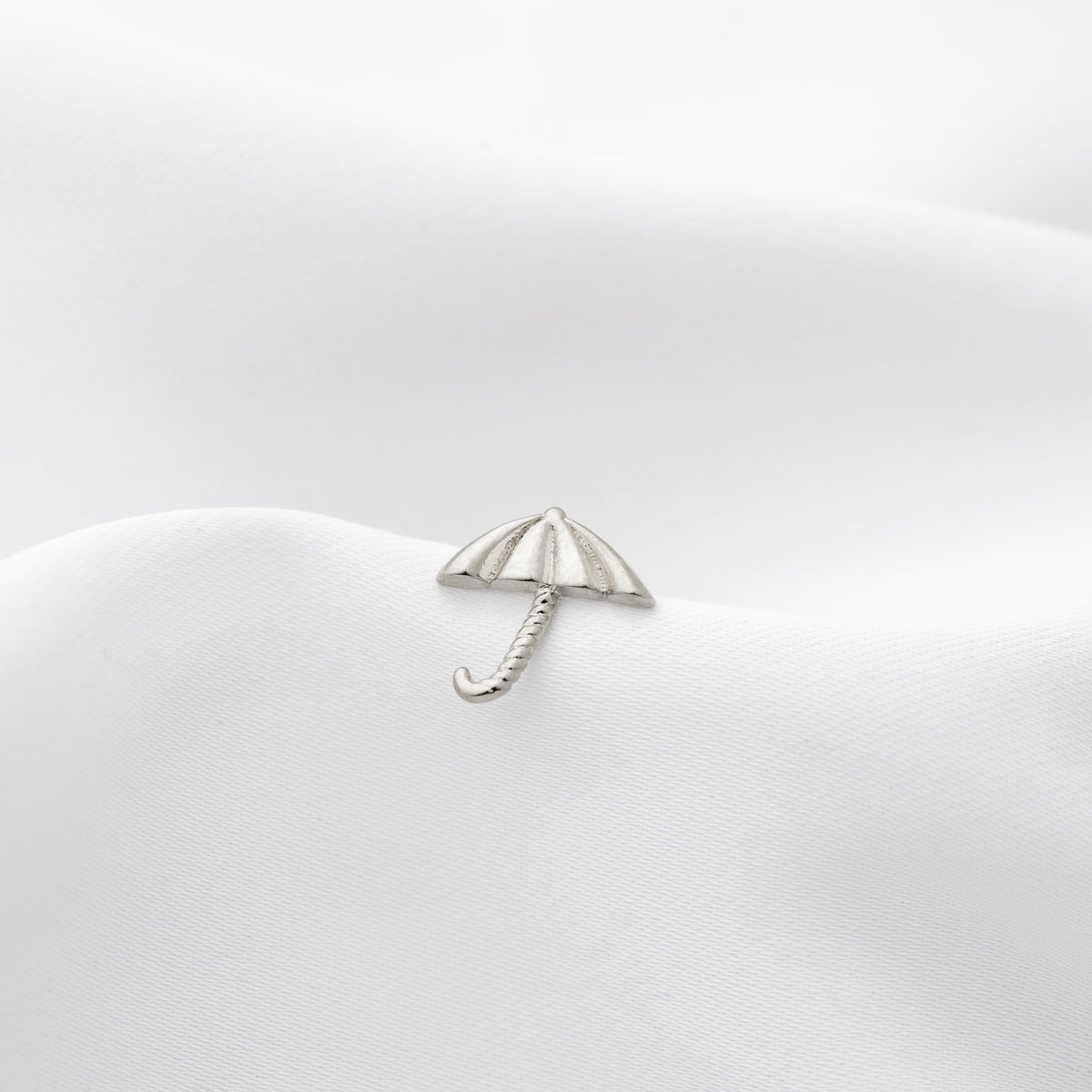 Silver Mini Umbrella Stud