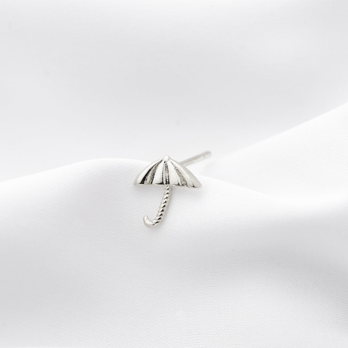 Silver Mini Umbrella Stud