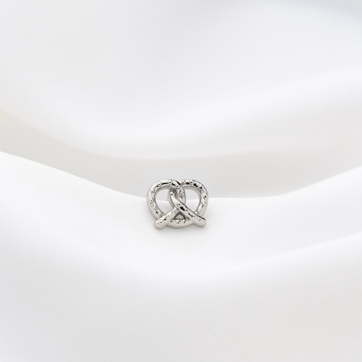Silver Parisian Bakery Stud Set