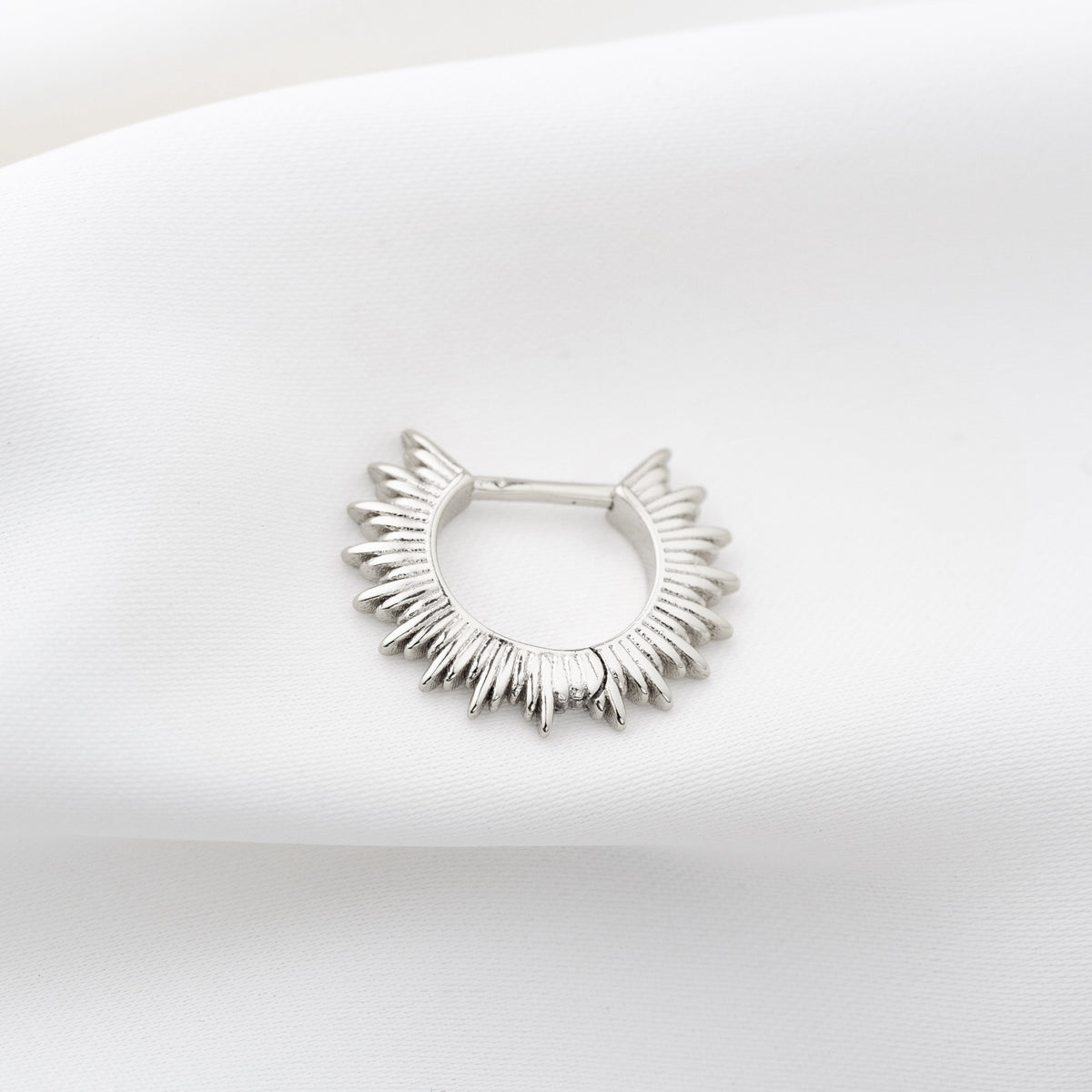 Silver Little Sunbeam Hoop
