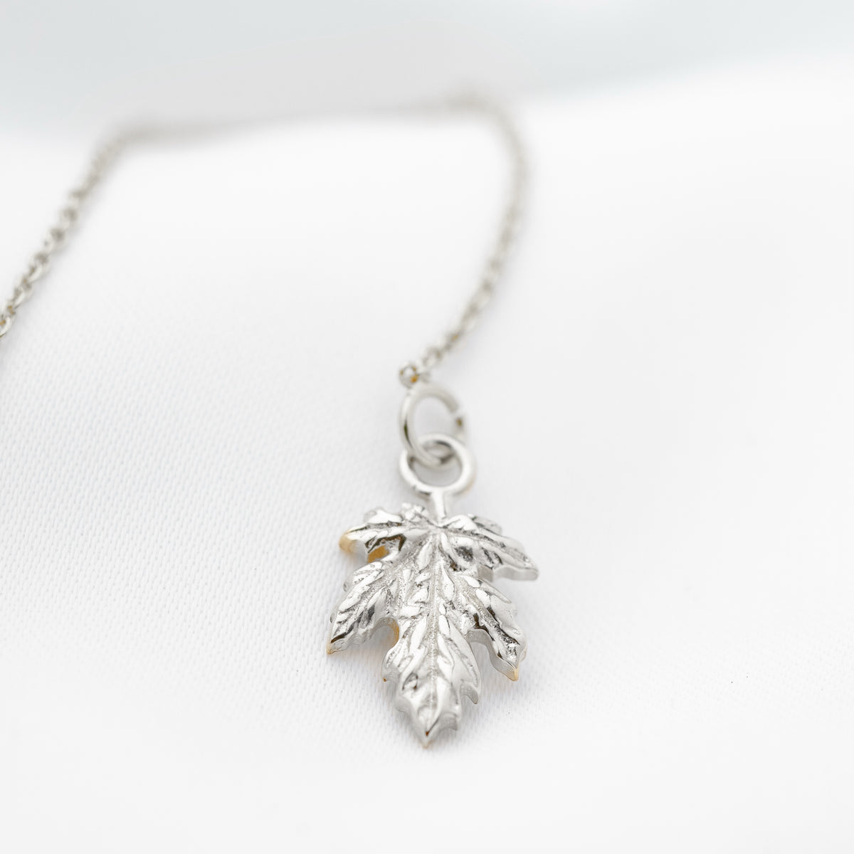 Delicate Silver Leaf Earthread