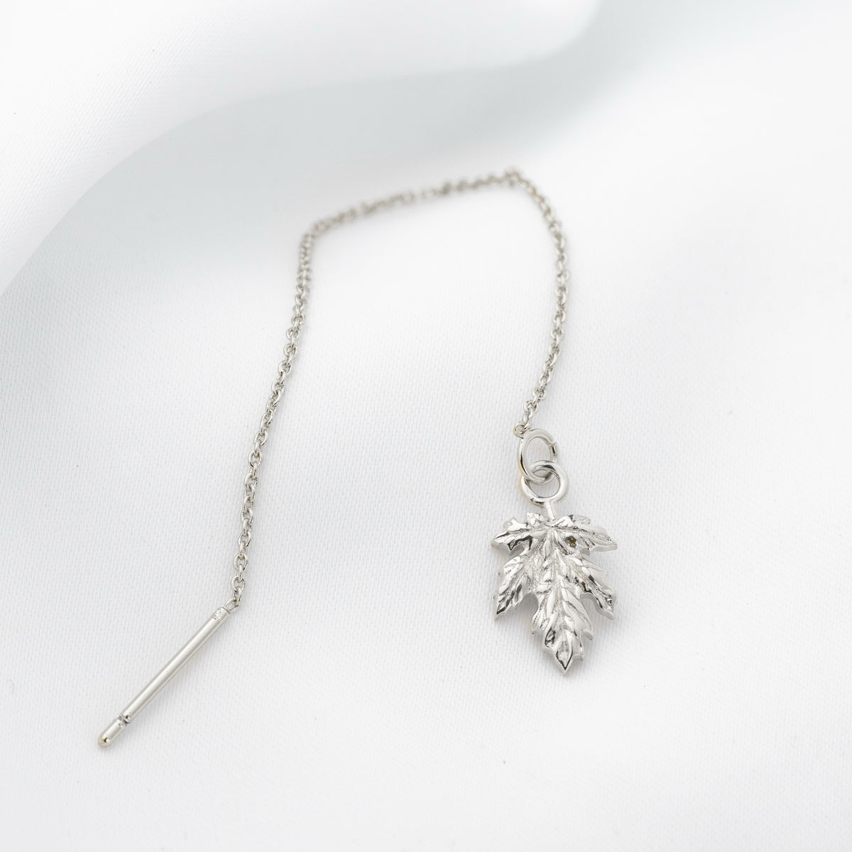 Delicate Silver Leaf Earthread