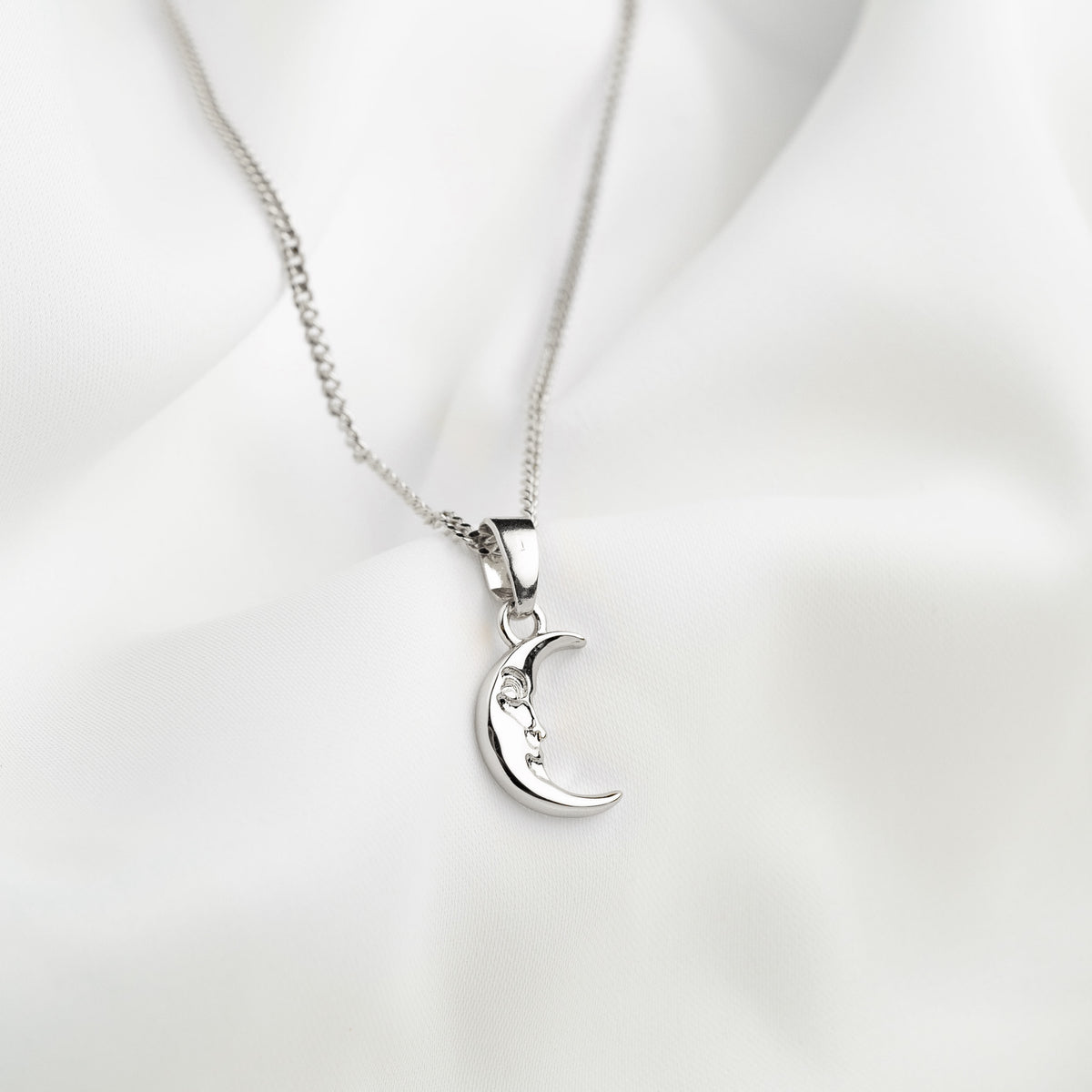 Silver Luna Necklace