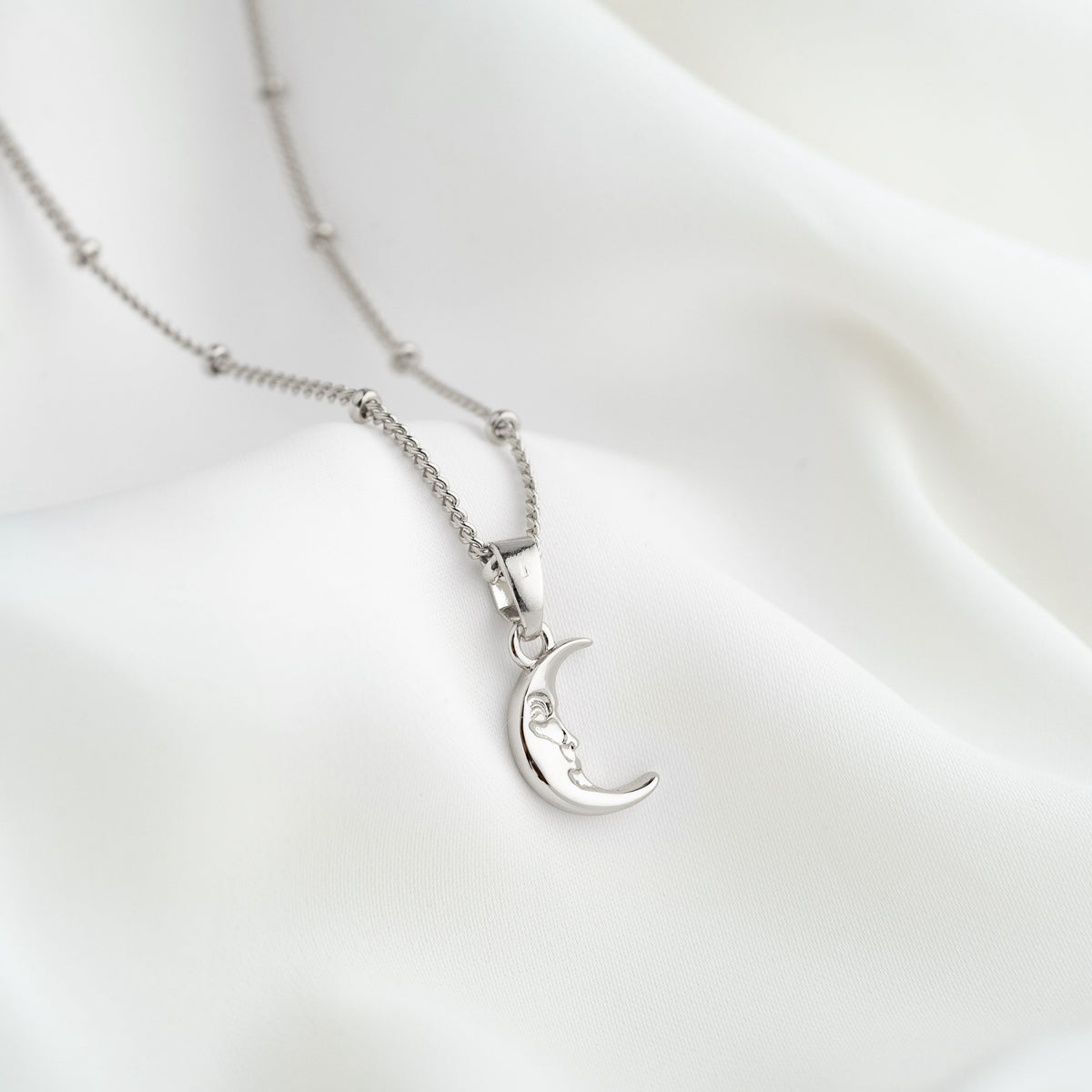 Silver Luna Necklace