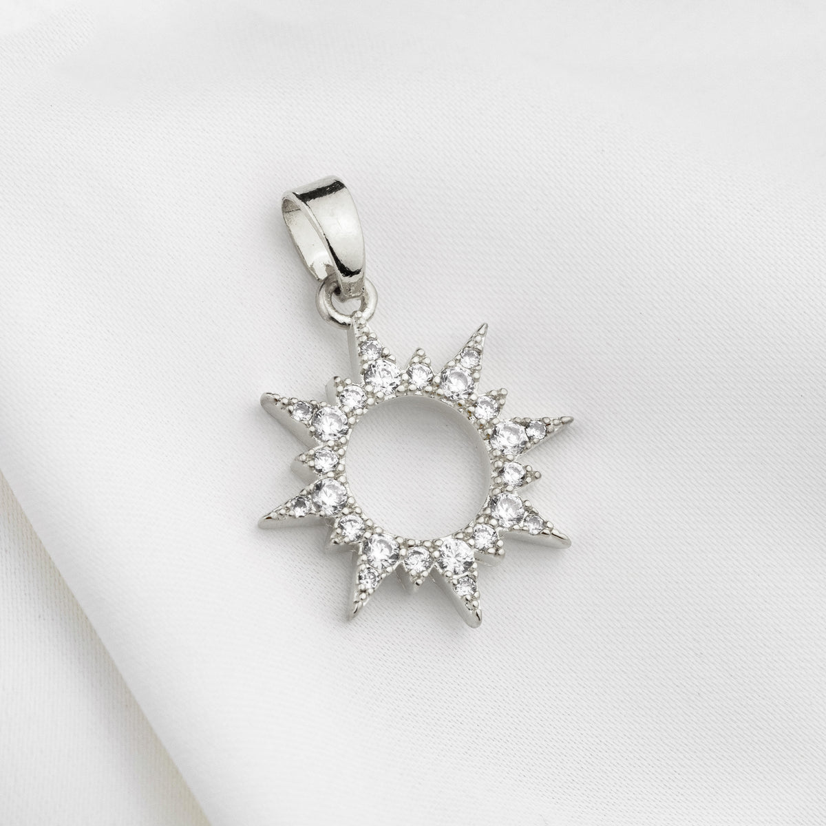 Silver Sparkling Sunlight Necklace