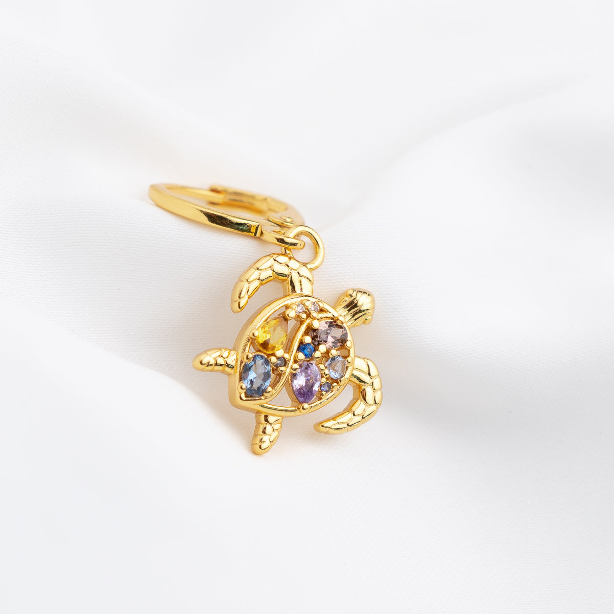 Mystic Turtle Earring