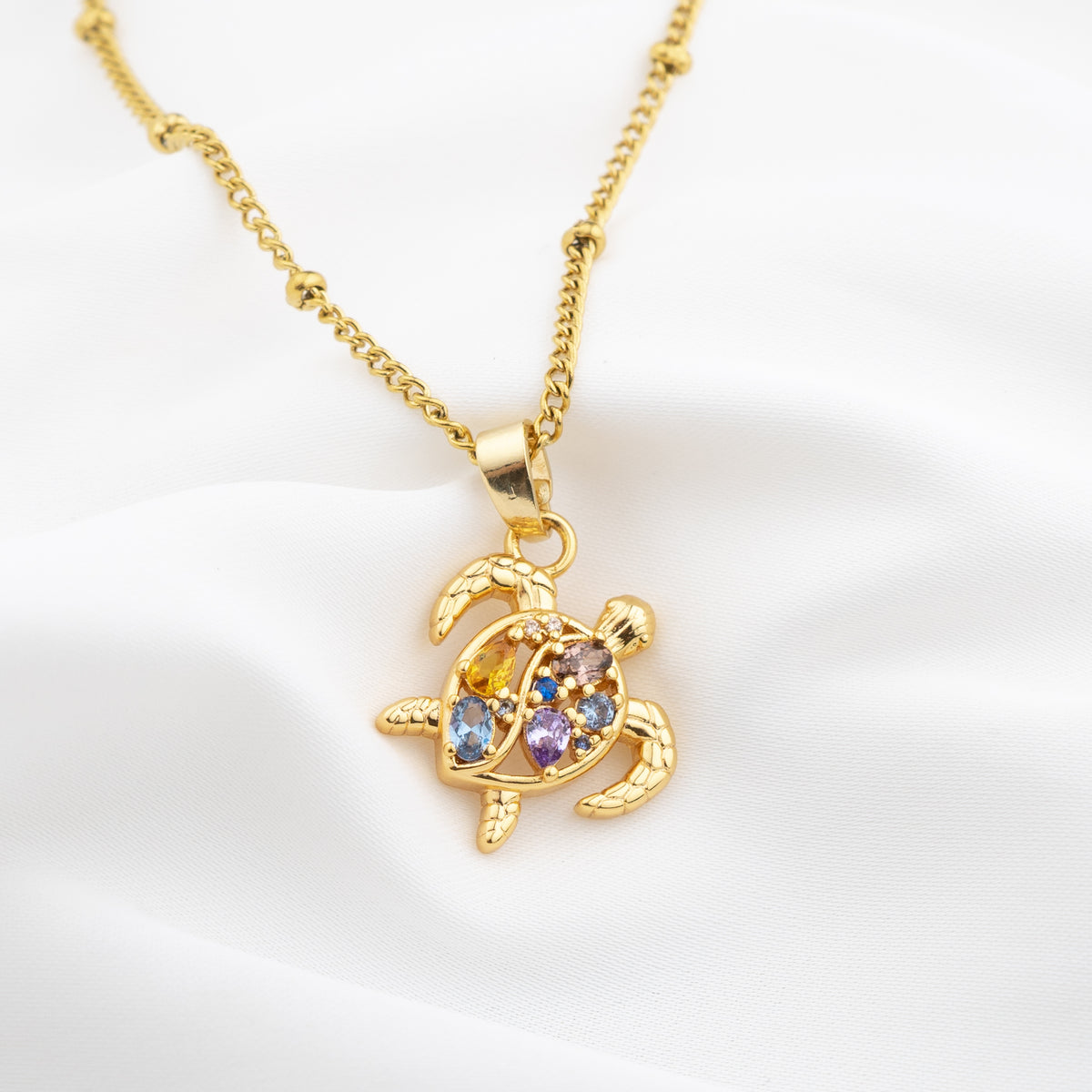Mystic Turtle Necklace