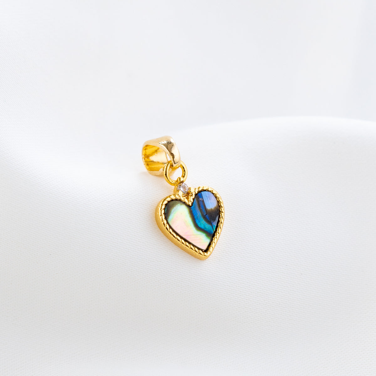 Mother Of Pearl Heart Necklace