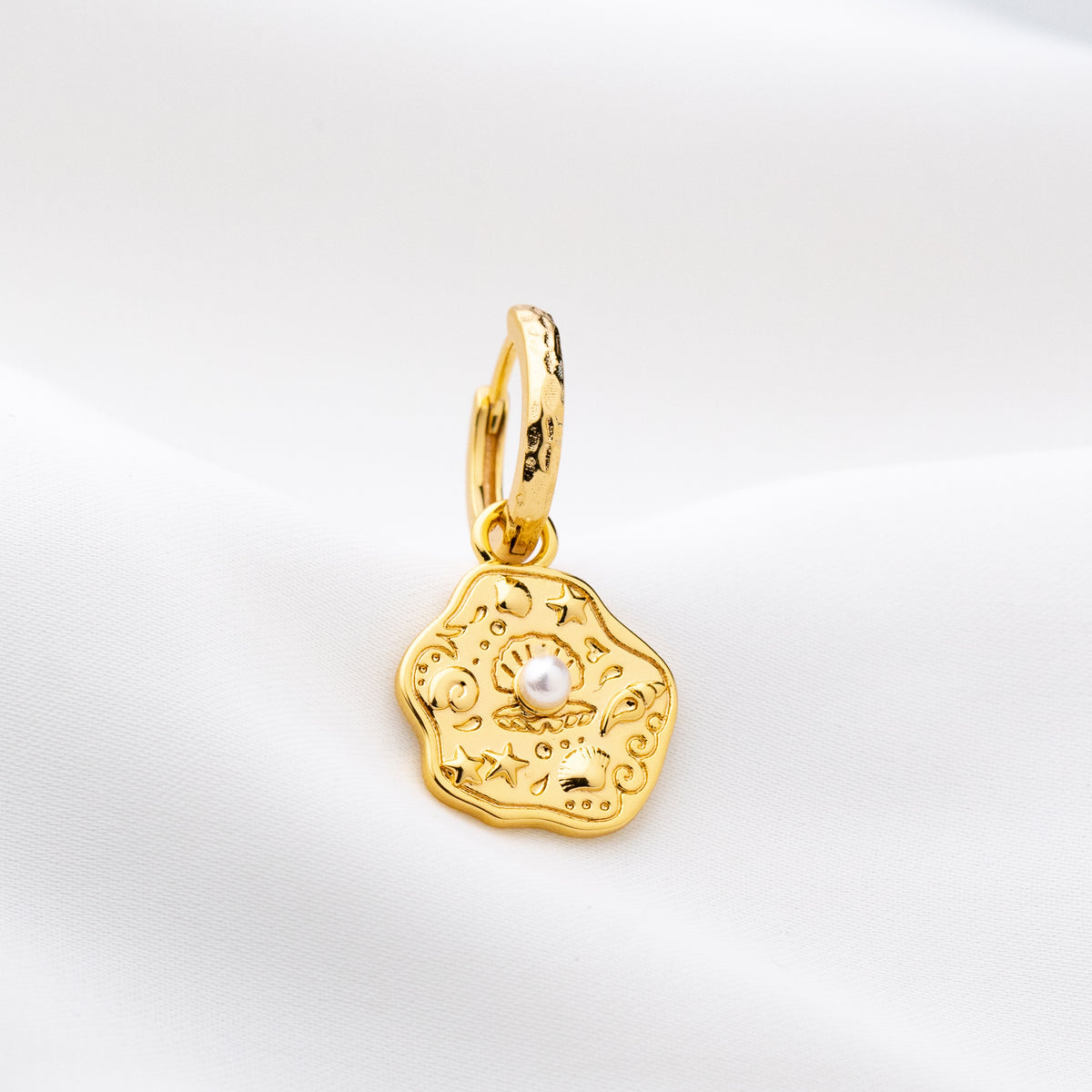 Ocean Coin Earring