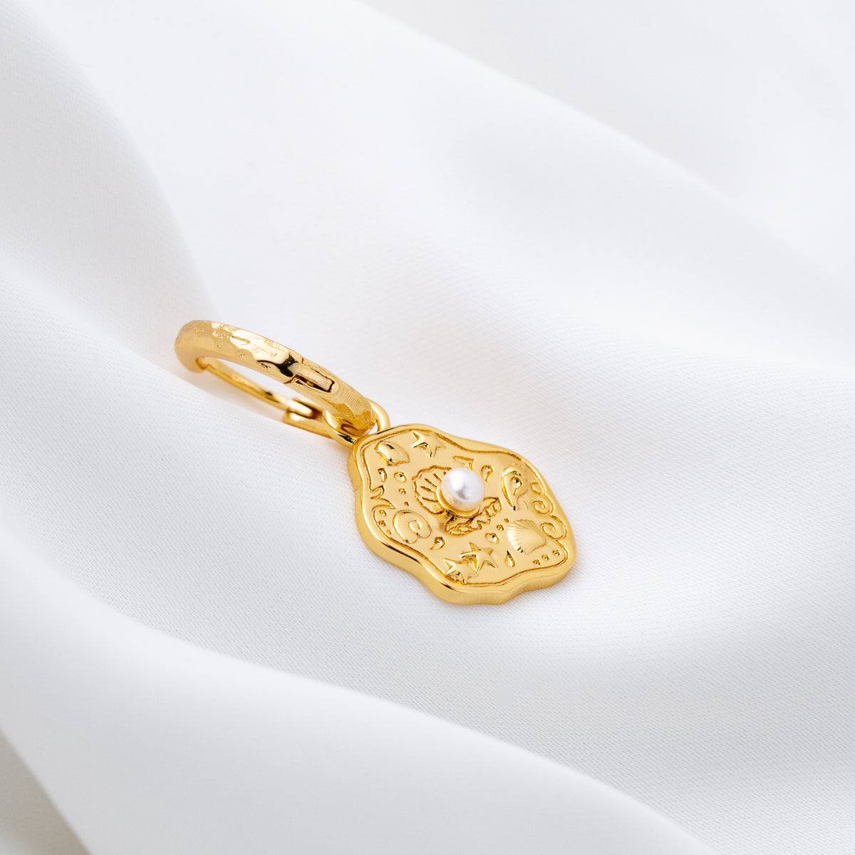 Ocean Coin Earring