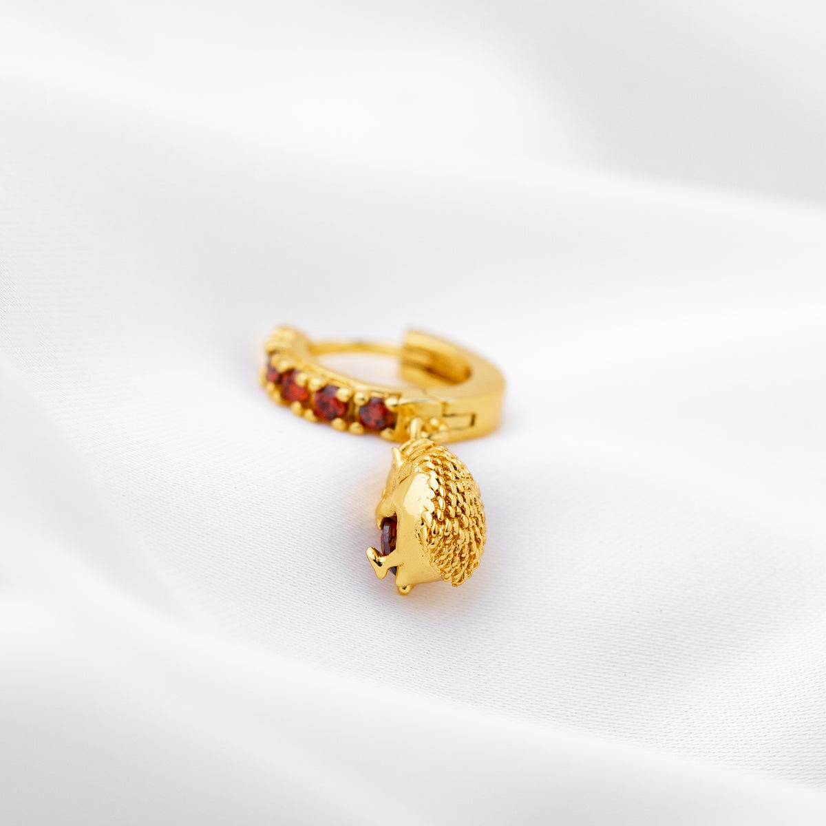 Hedgehog's Treasure Earring