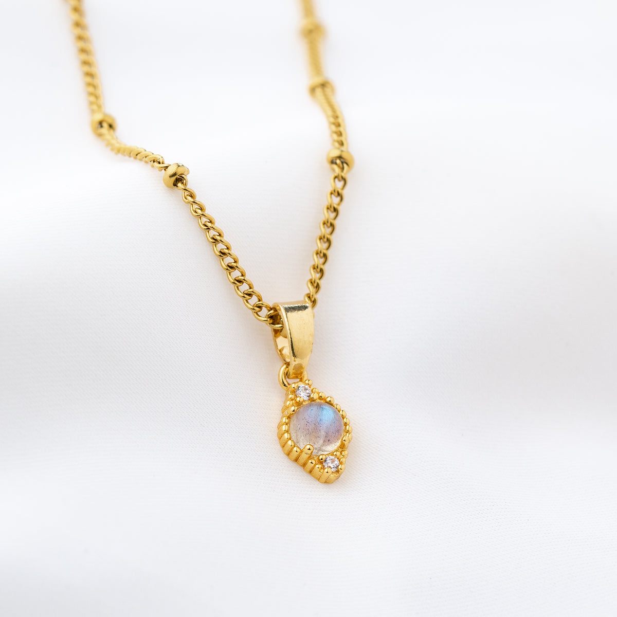 Sparkling Labradorite Necklace