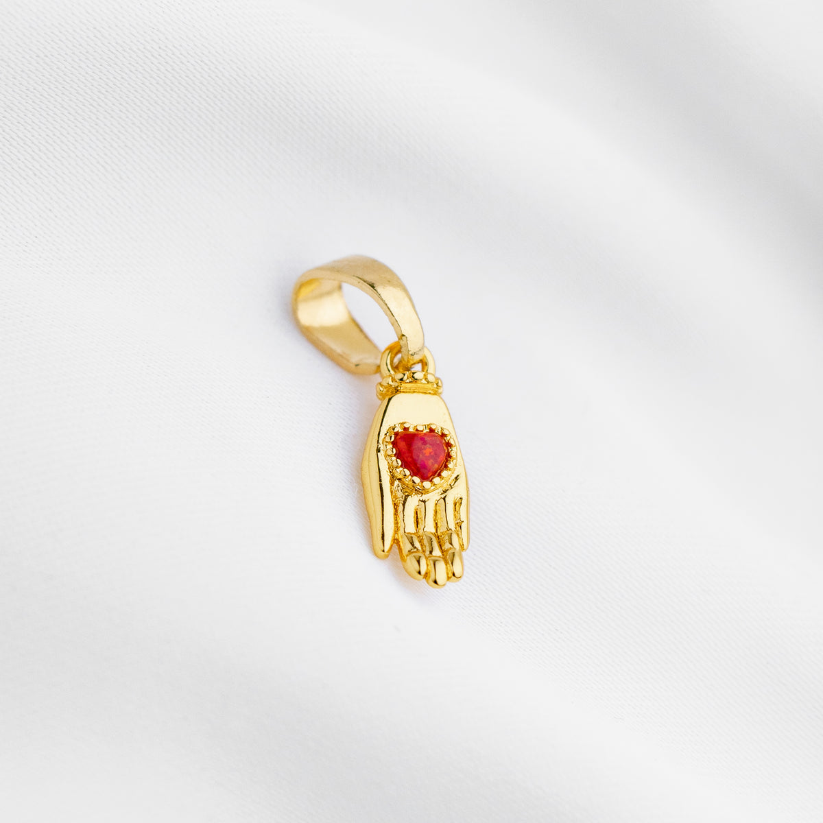 Handing Opal Love Necklace