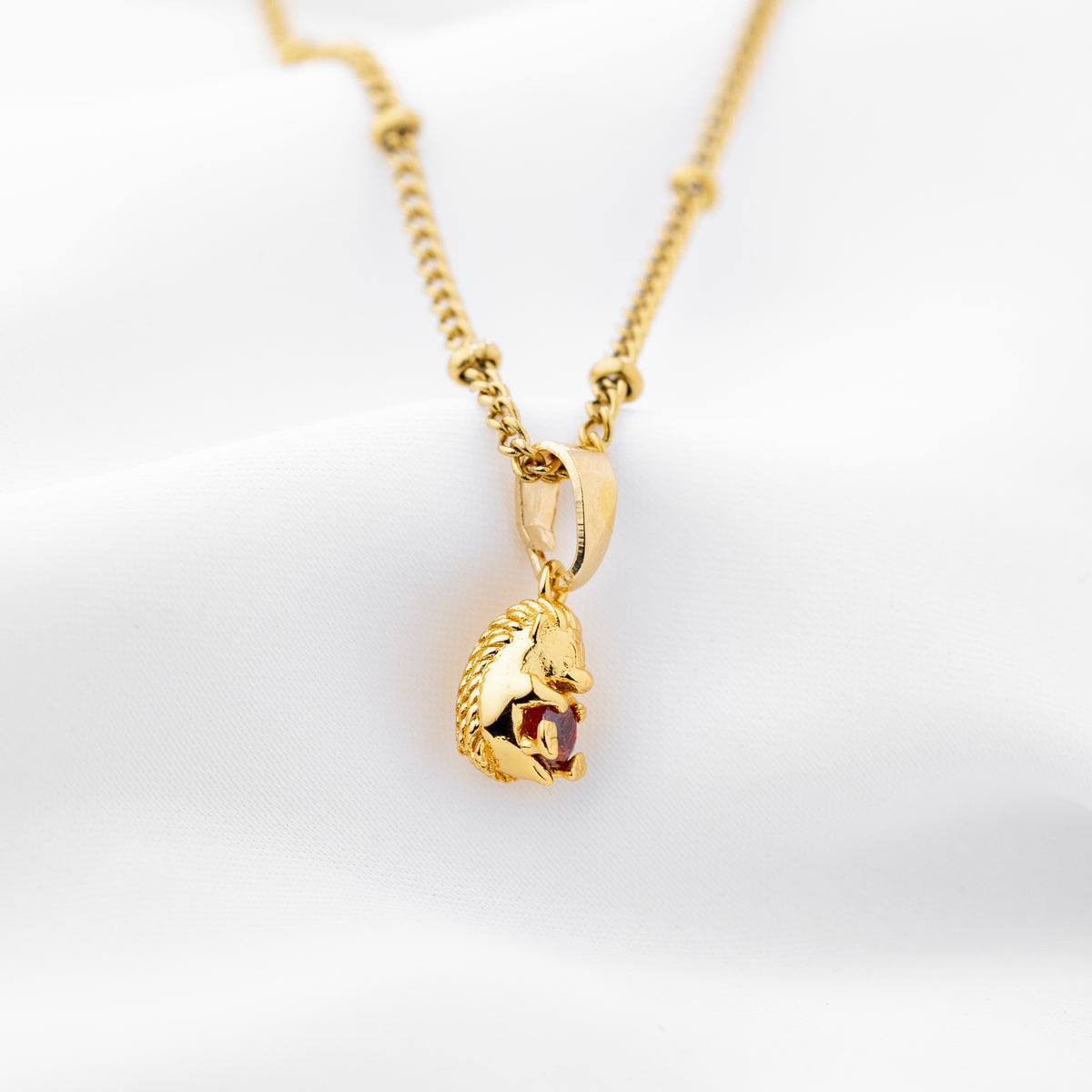 Hedgehog's Treasure Necklace