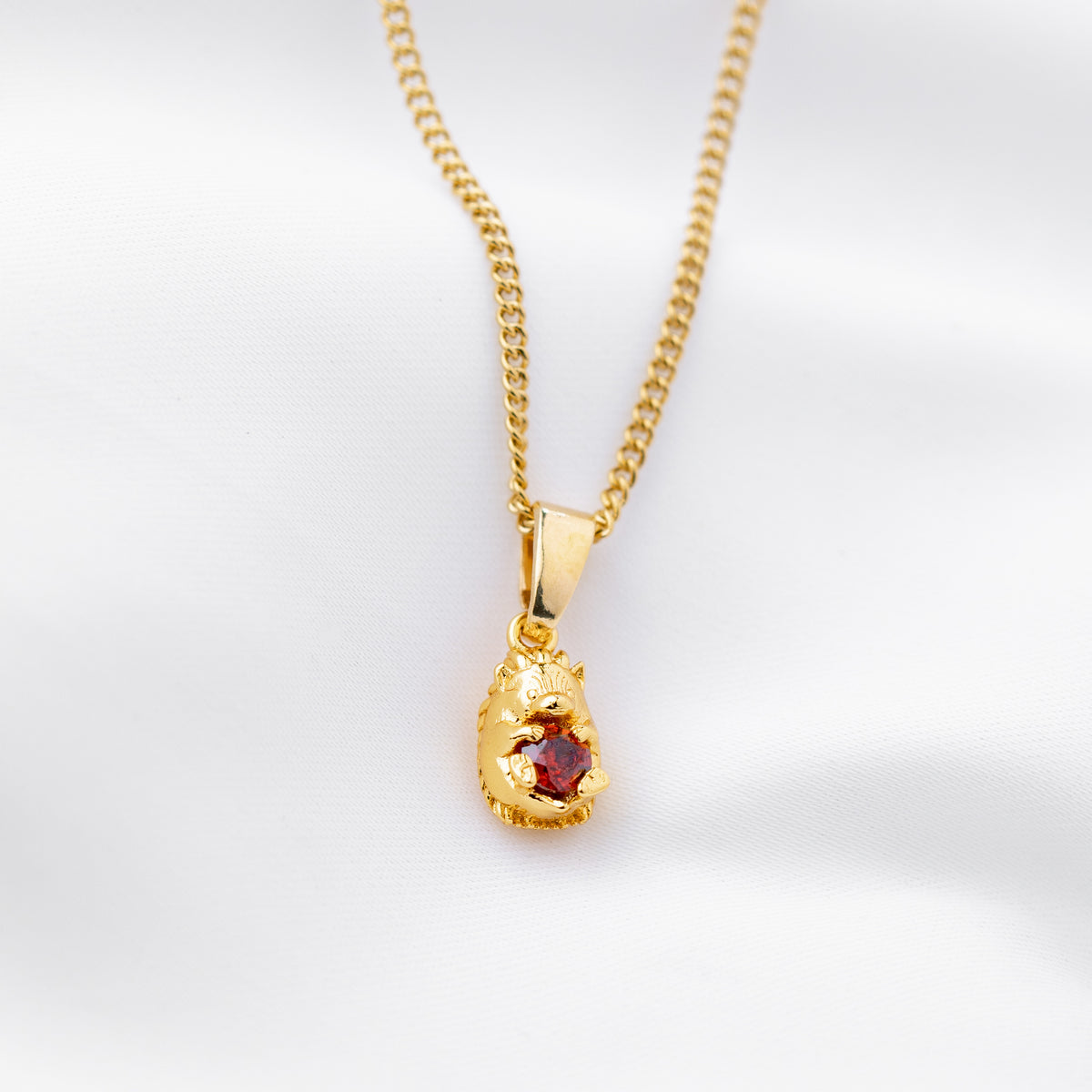Hedgehog's Treasure Necklace