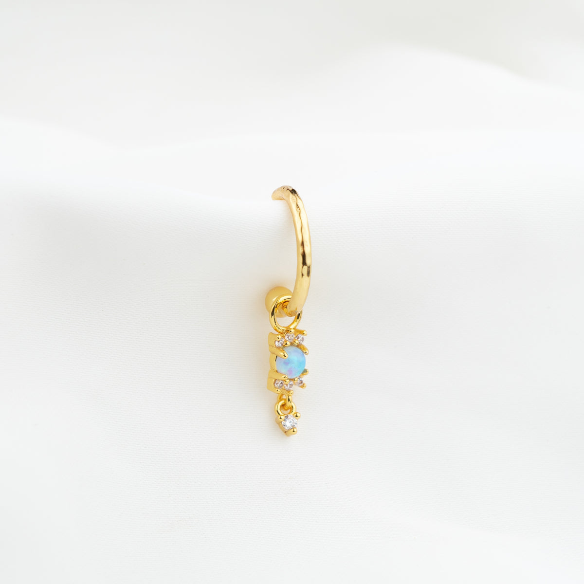 Sparkling Opal Drop Earring