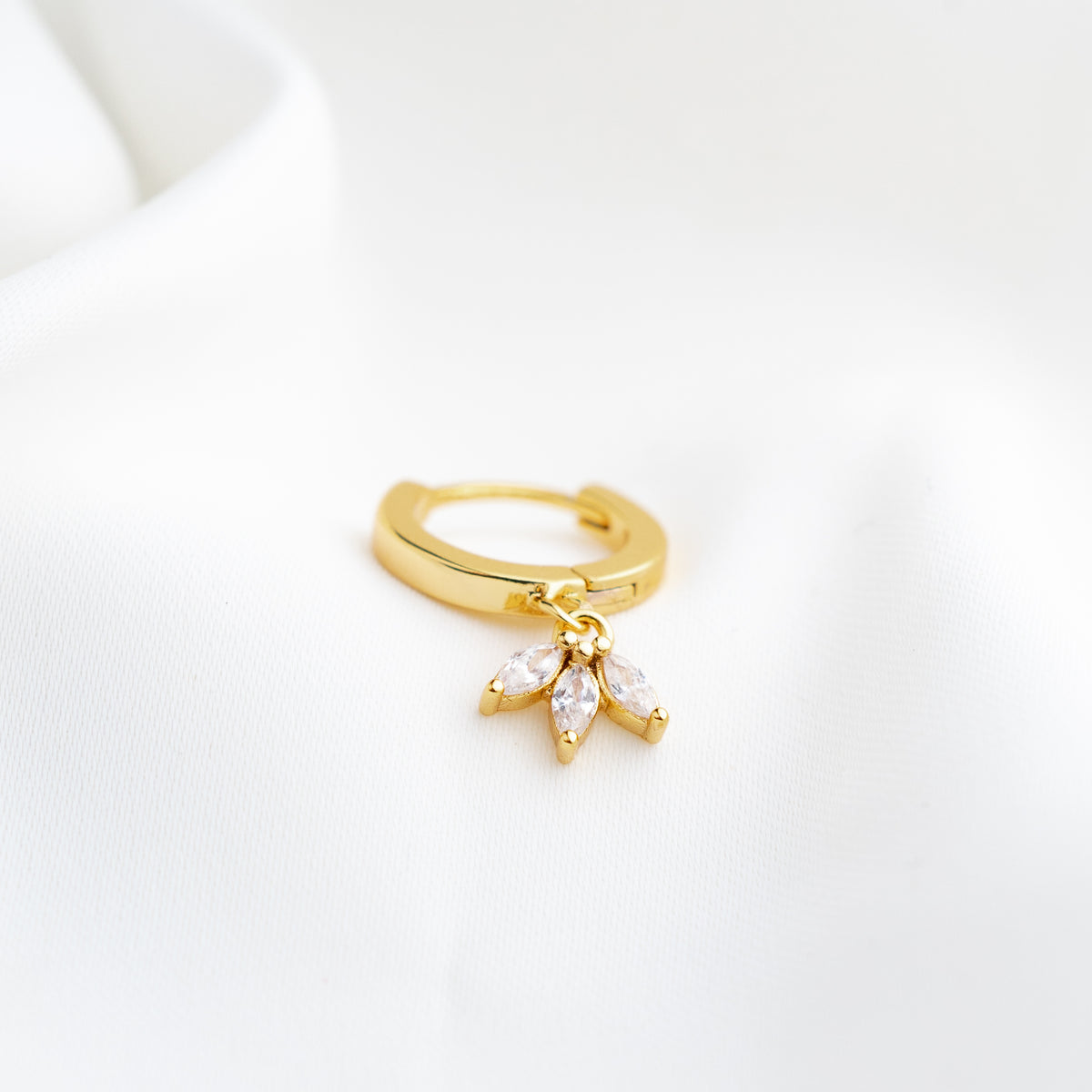 Triple Marquise Earring