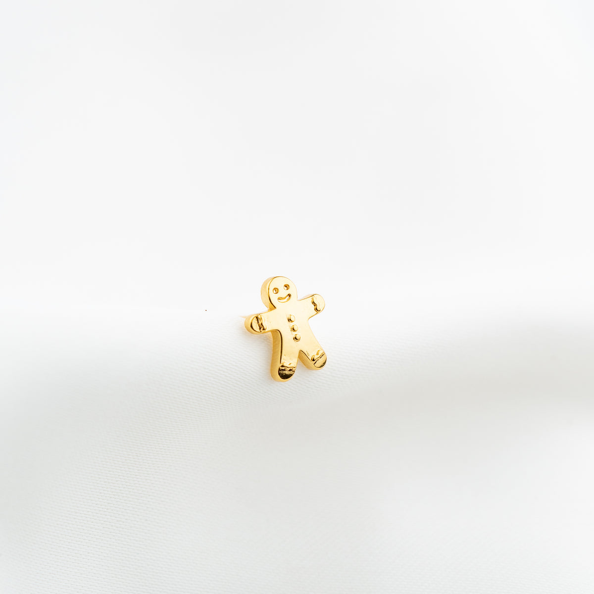 Gingerbread Man Stud