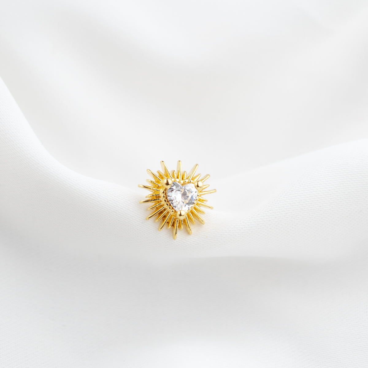 Glowing Heart Stud