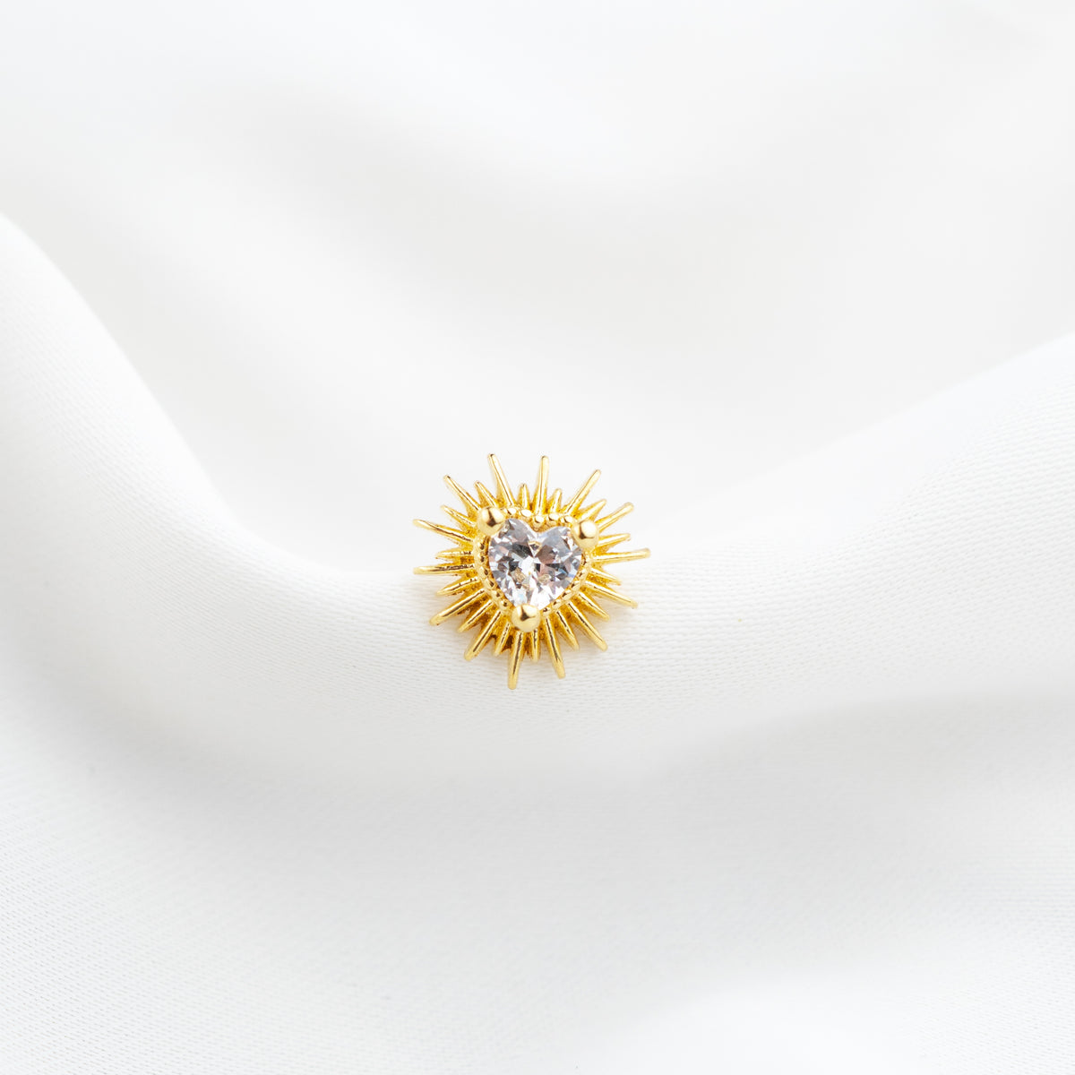 Glowing Heart Stud