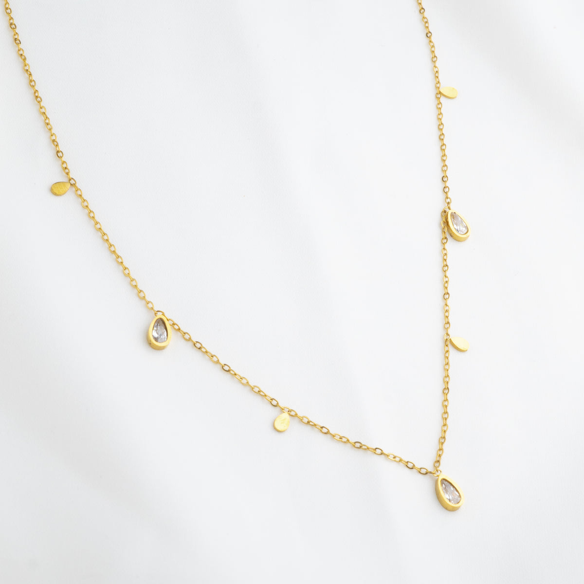 Diamond Raindrop Necklace