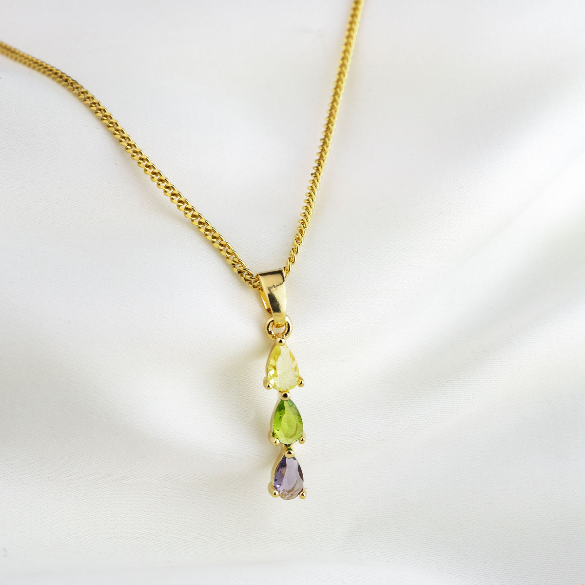 Lavender Field Drop Necklace