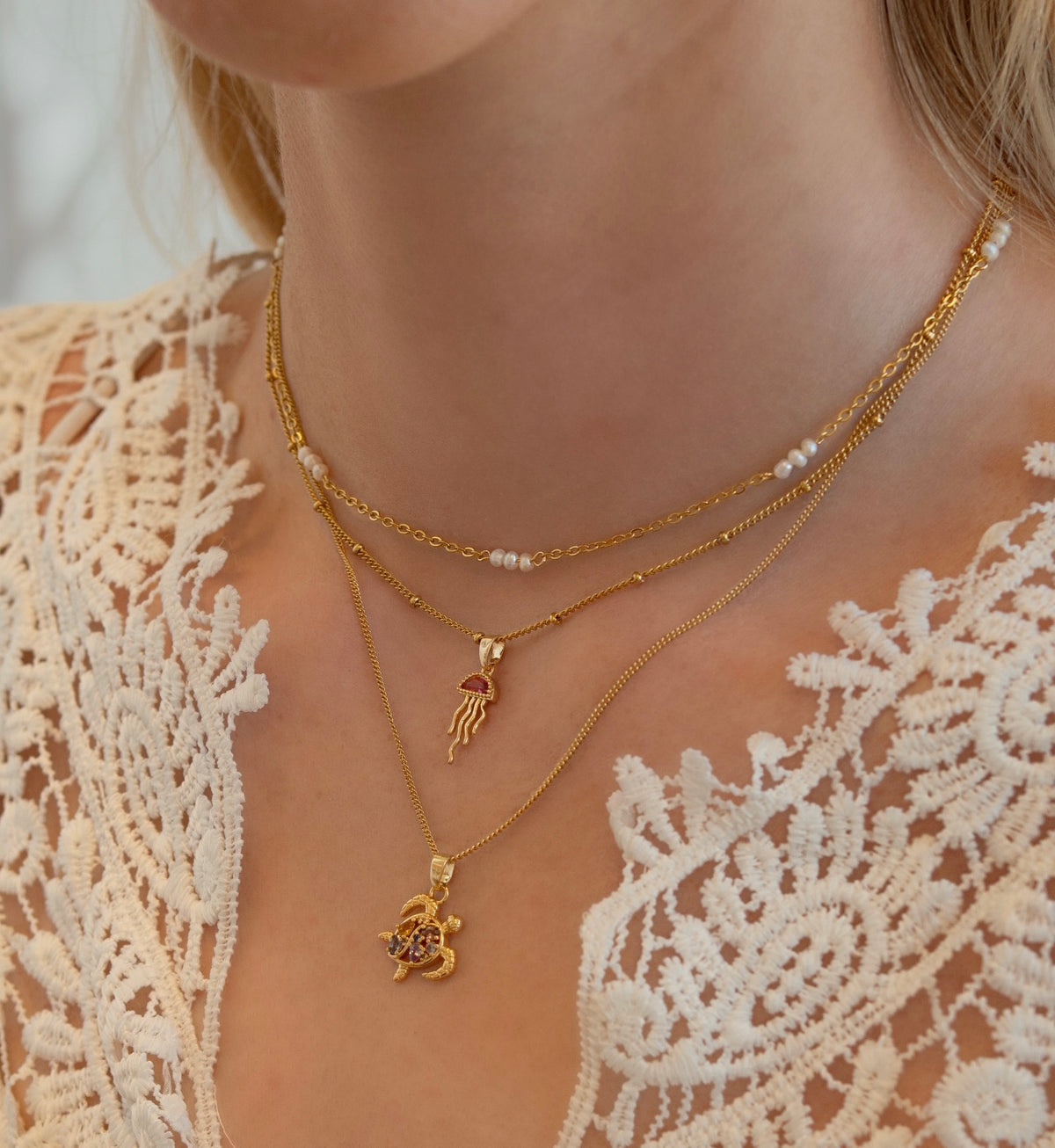 Mystic Turtle Necklace