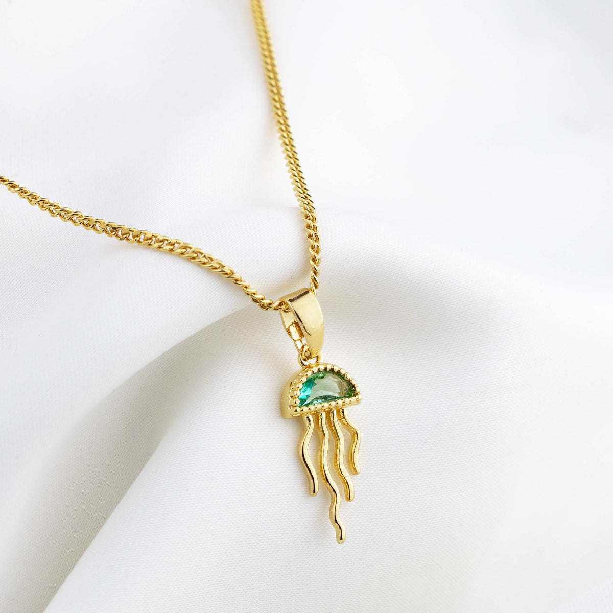 Tropical Jellyfish Necklace