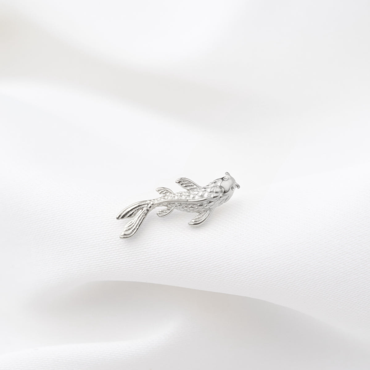 Silver Koi Stud