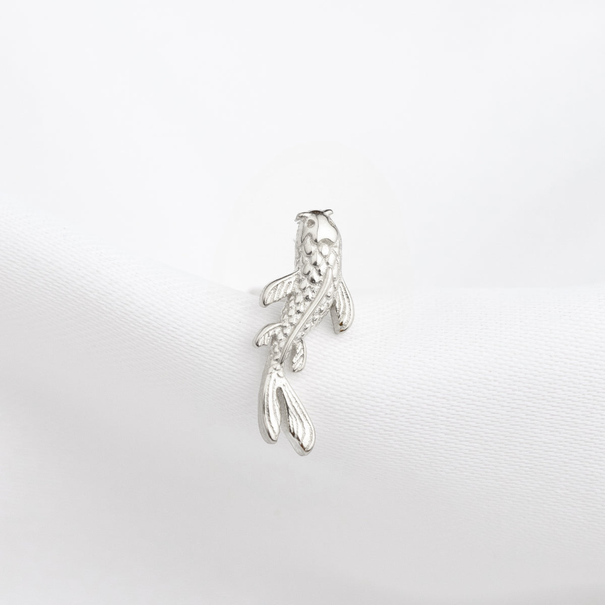 Silver Koi Stud