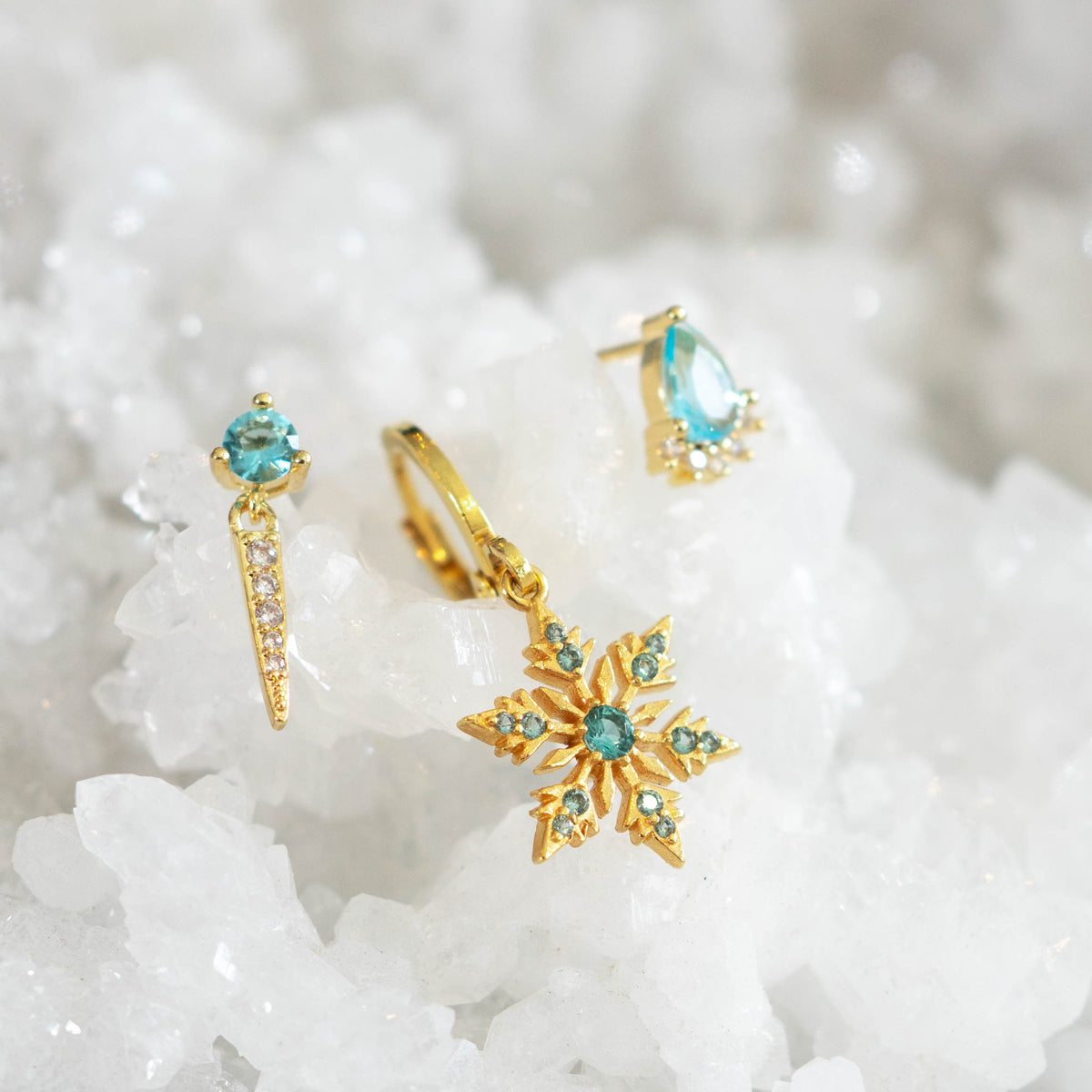 Iced Spike Earpin