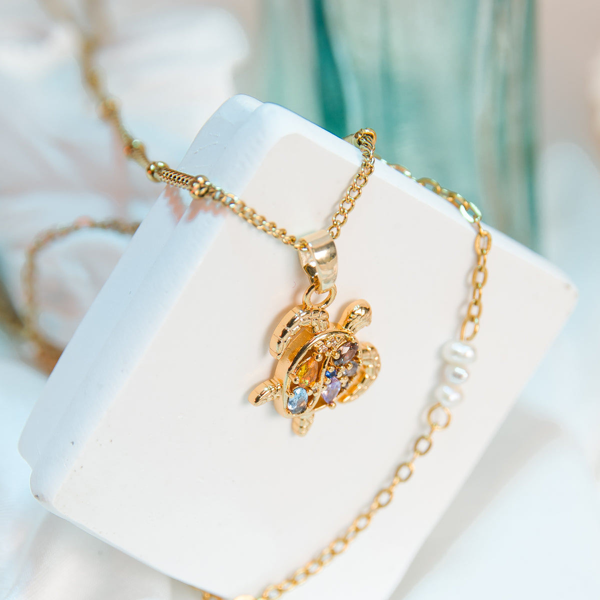 Mystic Turtle Necklace