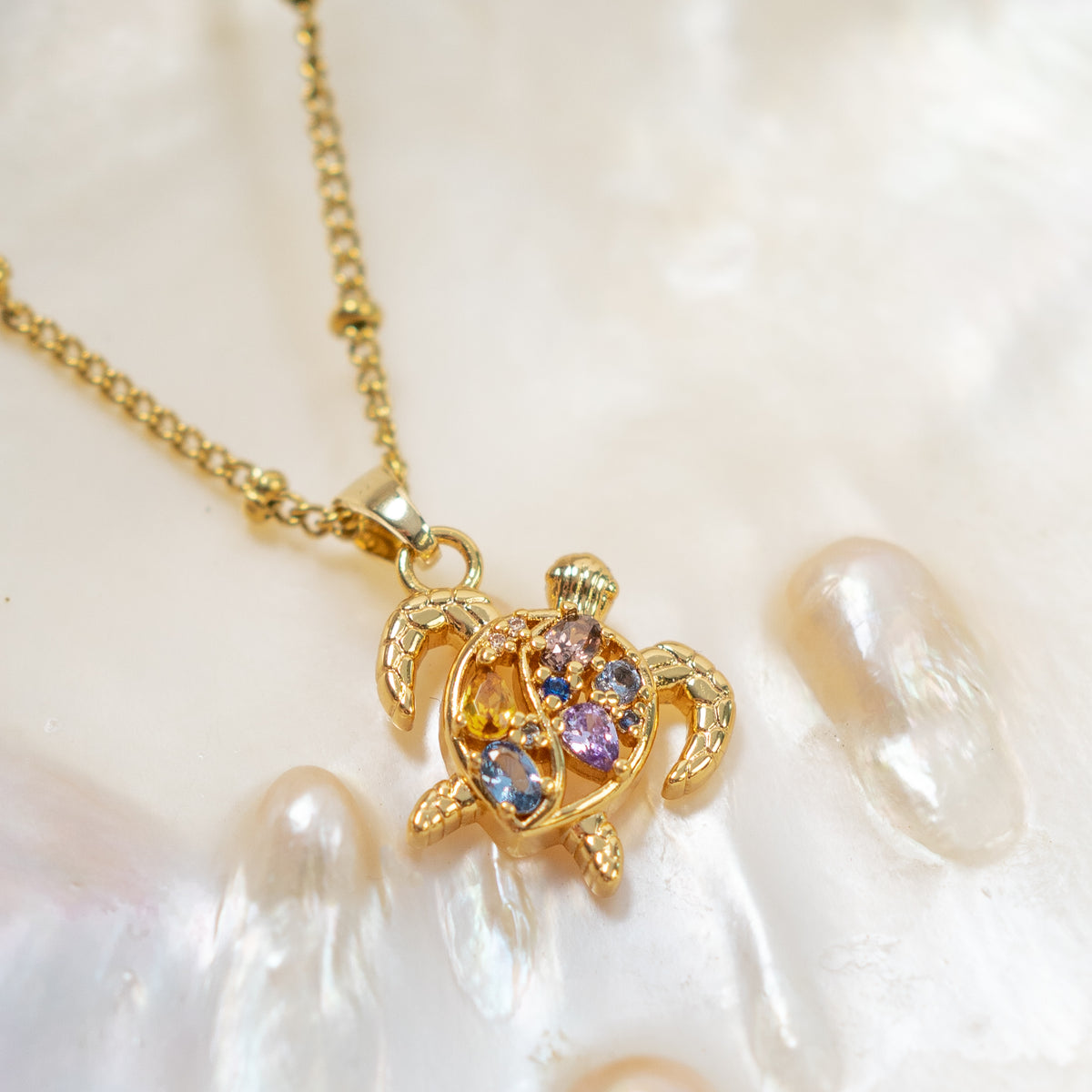 Mystic Turtle Necklace