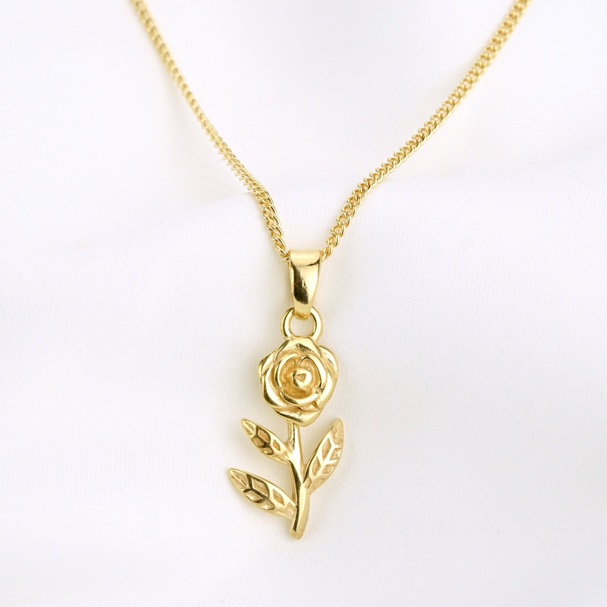 Golden Rose Necklace